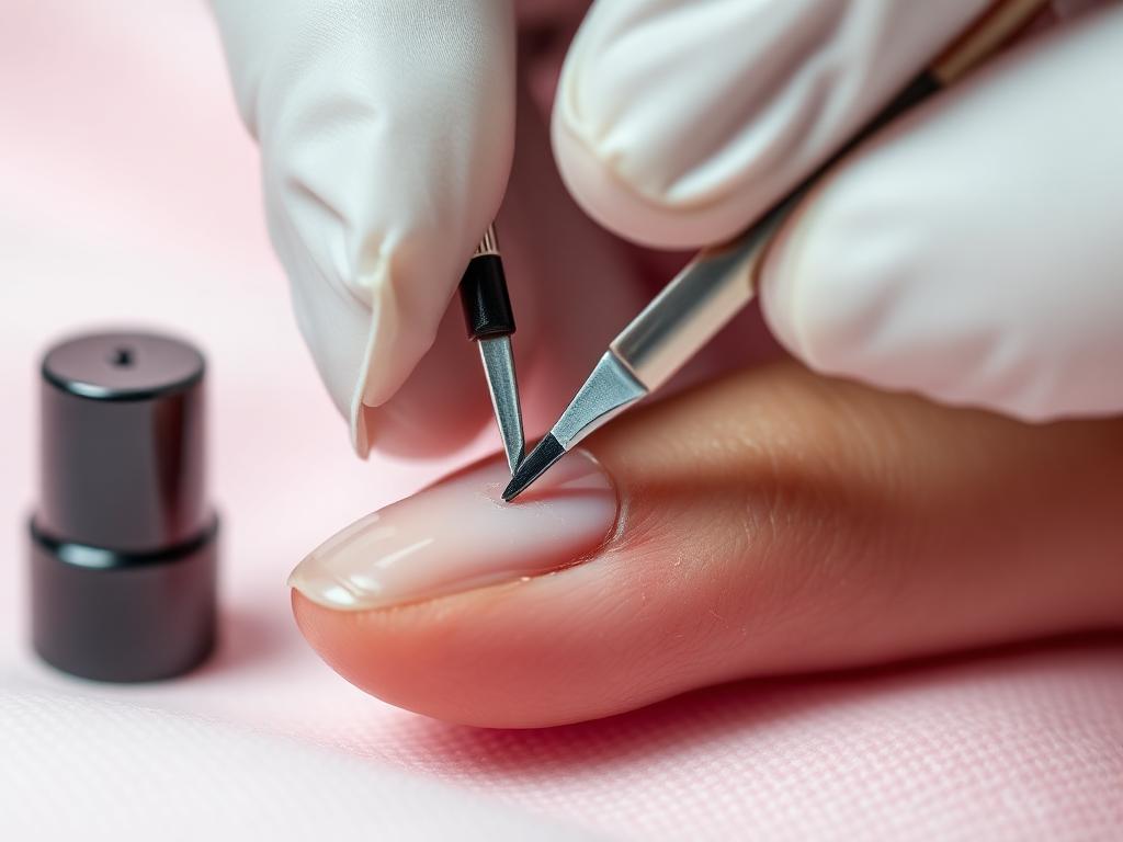 Nail repair and top coat retouch service at Ta Bella Nail Salon Malta